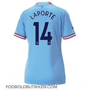 Manchester City Aymeric Laporte #14 Hjemmebanetrøje Dame 2022-23 Kortærmet
